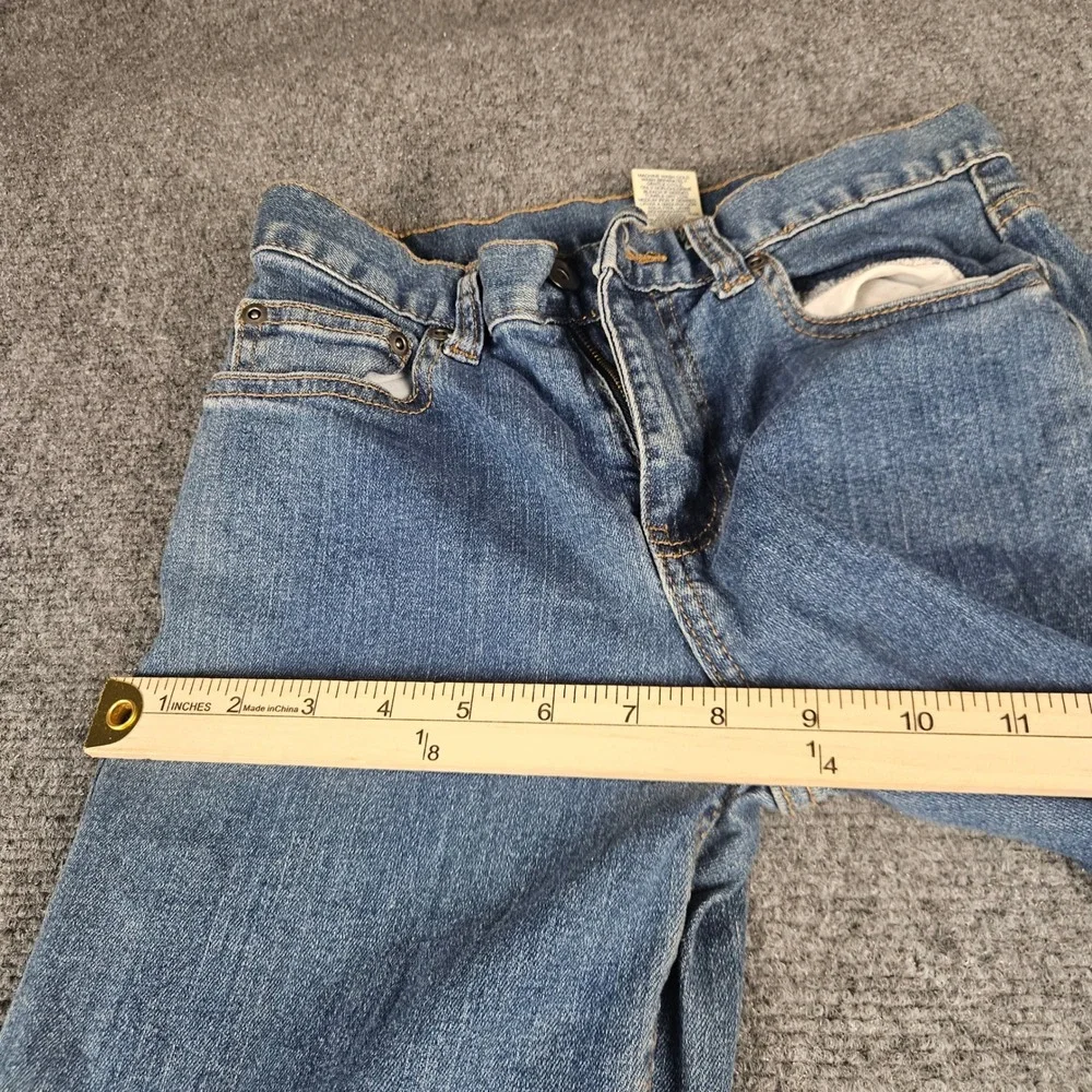 Faded Glory Womens 12R‎ Medium Wash Straight Leg Stretch Denim Blue Jeans 12 R